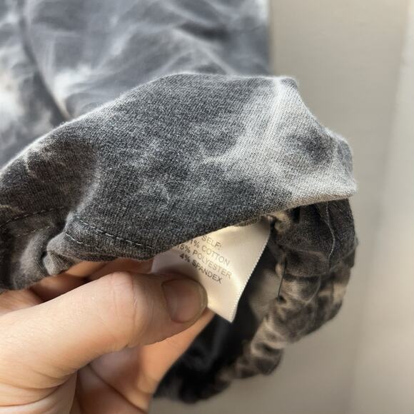 Jane & Delancey Tie-Dye Sweatshirt Black Pullover Long Sleeve Sz L Crewneck - Picture 4 of 7